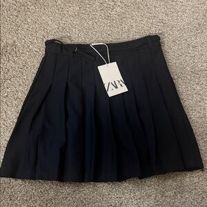 Zara kids PLEATED BELTED SKIRT